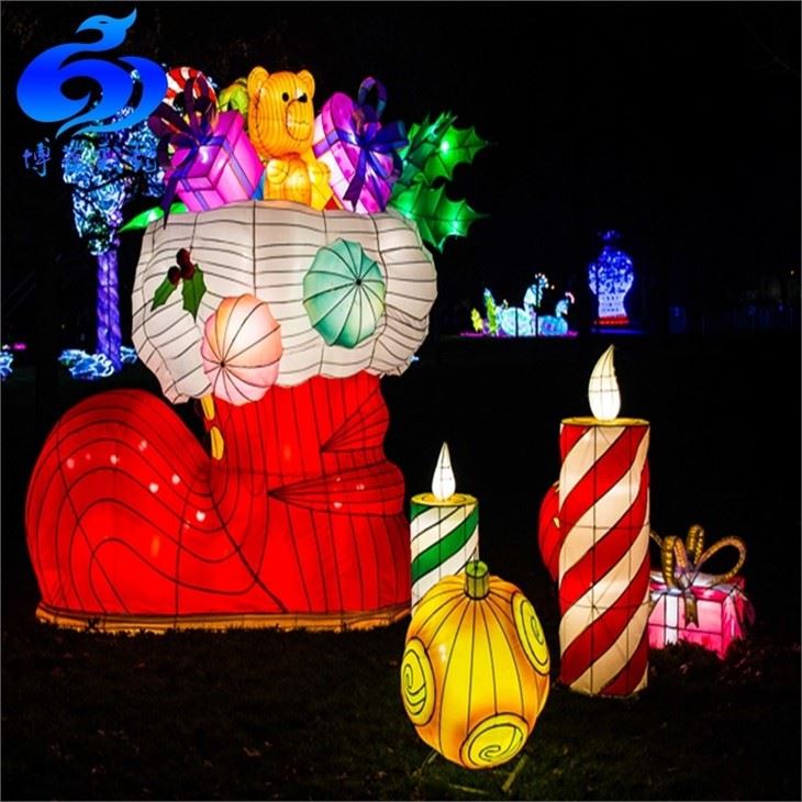 Outdoor Festival Decoration Christmas Lantern For Theme Park