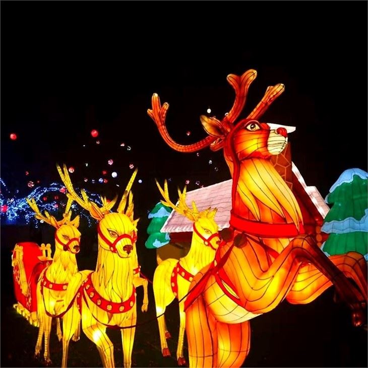 Outdoor Festival Decoration Christmas Lantern For Theme Park